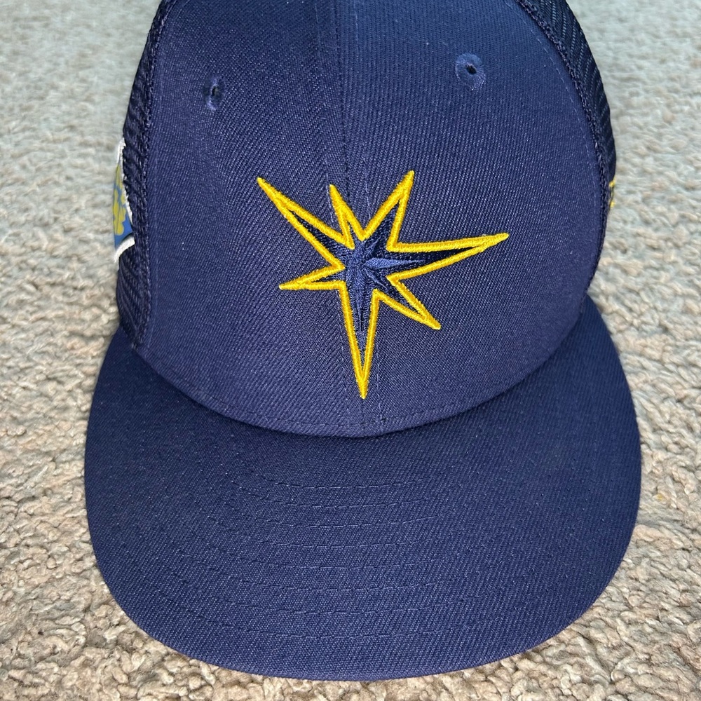 New Era Navy Cap with Yellow Star Accent